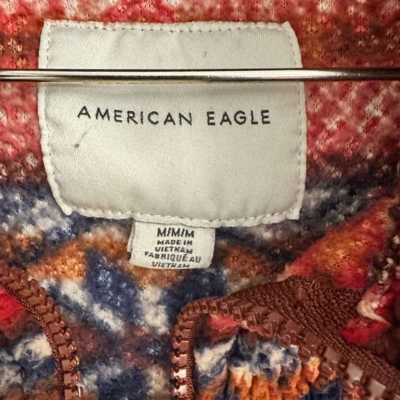 American Eagle Outfitters Multicolor Fleece Pullover - Picture 2 of 6